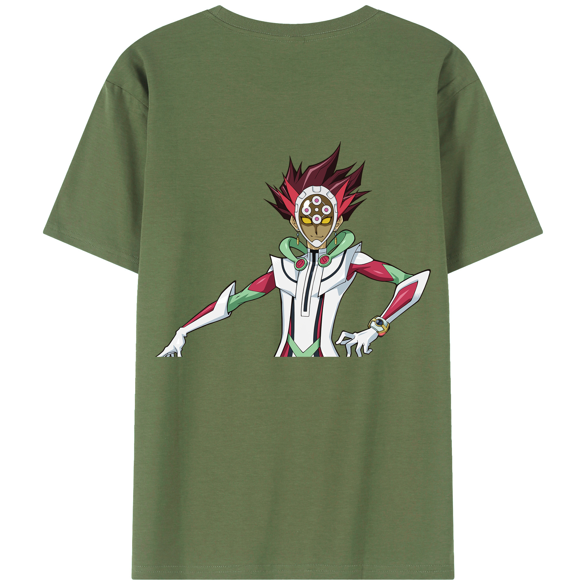 （画像用） 遊☆戯☆王 Yu-Gi-Oh! 綿100％ メンズ半袖Tシャツ（バックプリント） 通気性